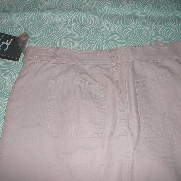 NWT French Cuff Skort Skirt Shorts size 8 Beige Khaki with Pockets - Picture 10 of 10